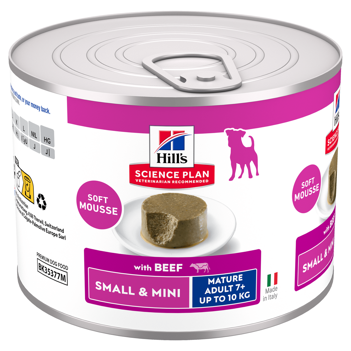 Hills Science Plan Small & Mini Mature Adult Mousse für Hunde mit Rindfleisch Dosenfutter