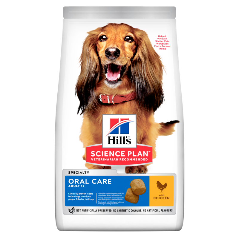 Hills Science Plan Canine Adult Oral Care Huhn Trockenfutter