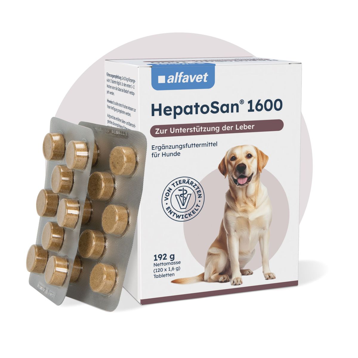 alfavet HepatoSan für die Leber von Hund und Katze