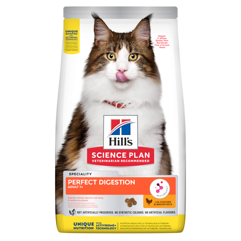Hills Science Plan Feline Perfect Digestion Adult Trockenfutter für Katzen