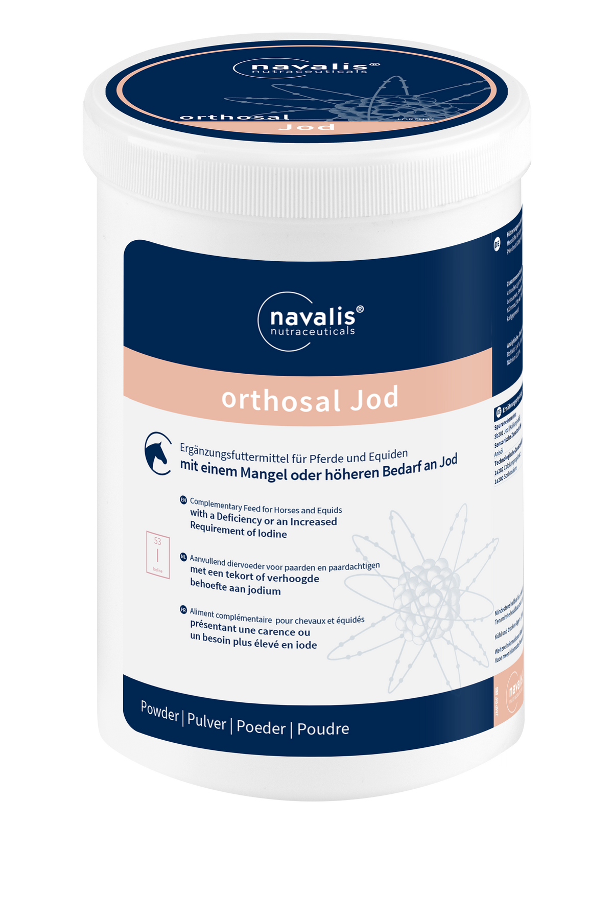 Navalis Orthosal Jod Horse Pulver für Pferde
