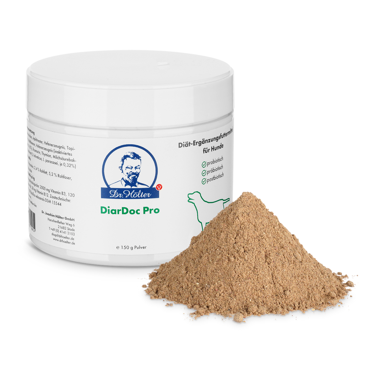 Dr. Hölter DiarDoc Pro - Probiotika für Hunde Dr. Hölter DiarDoc Pro - Probiotika für Hunde
