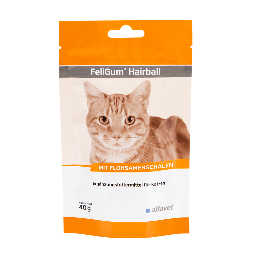alfavet FeliGum Hairball Katzen