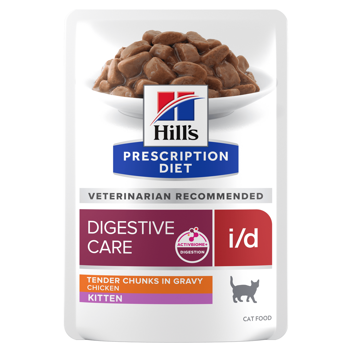 Hills Prescription Diet i/d Digestive Care Nassfutter für Kätzchen mit Huhn