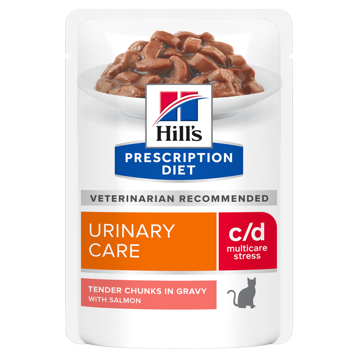 Hills Feline c/d Multicare Stress Lachs Frischebeutel für Katzen