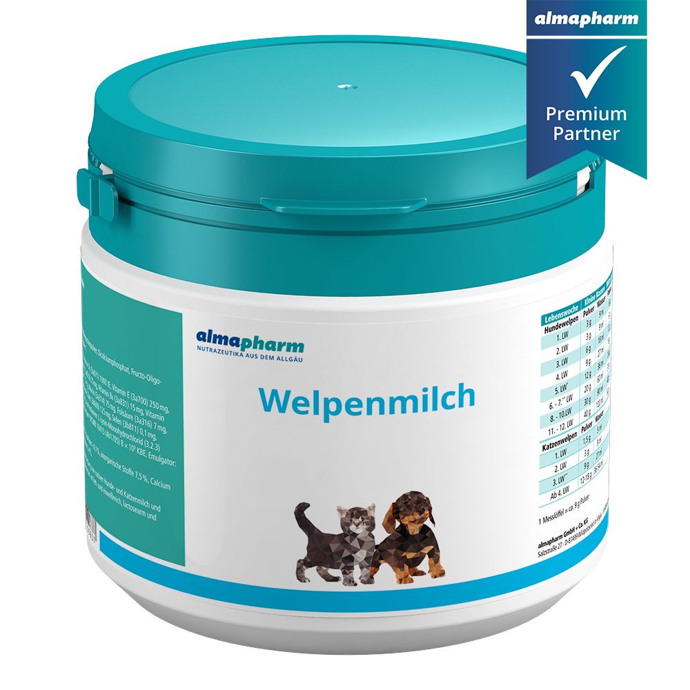 almapharm Welpenmilch für Hunde und Katzen almapharm Welpenmilch für Hunde und Katzen