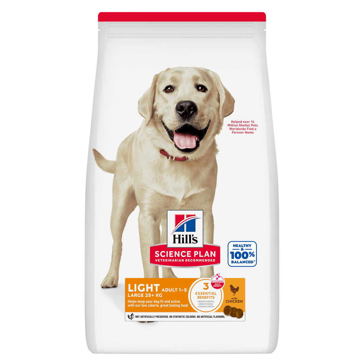 Hills Science Plan Canine Light Adult Large Breed mit Huhn Trockenfutter