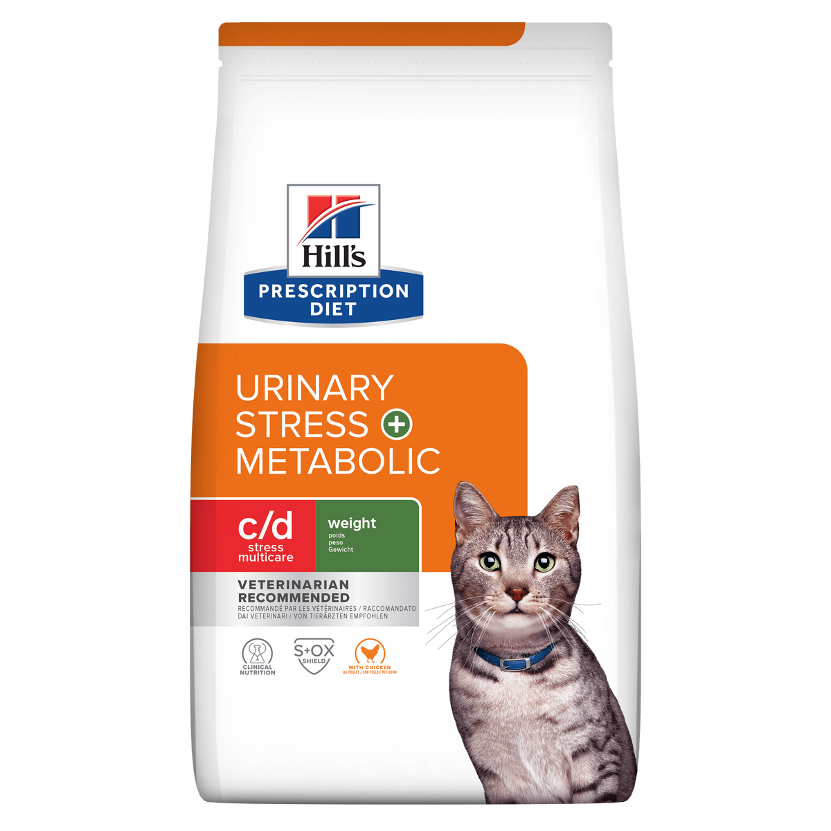Hills Prescription Diet Feline c/d Multicare Urinary Stress + Metabolic Trockenfutter für Katzen