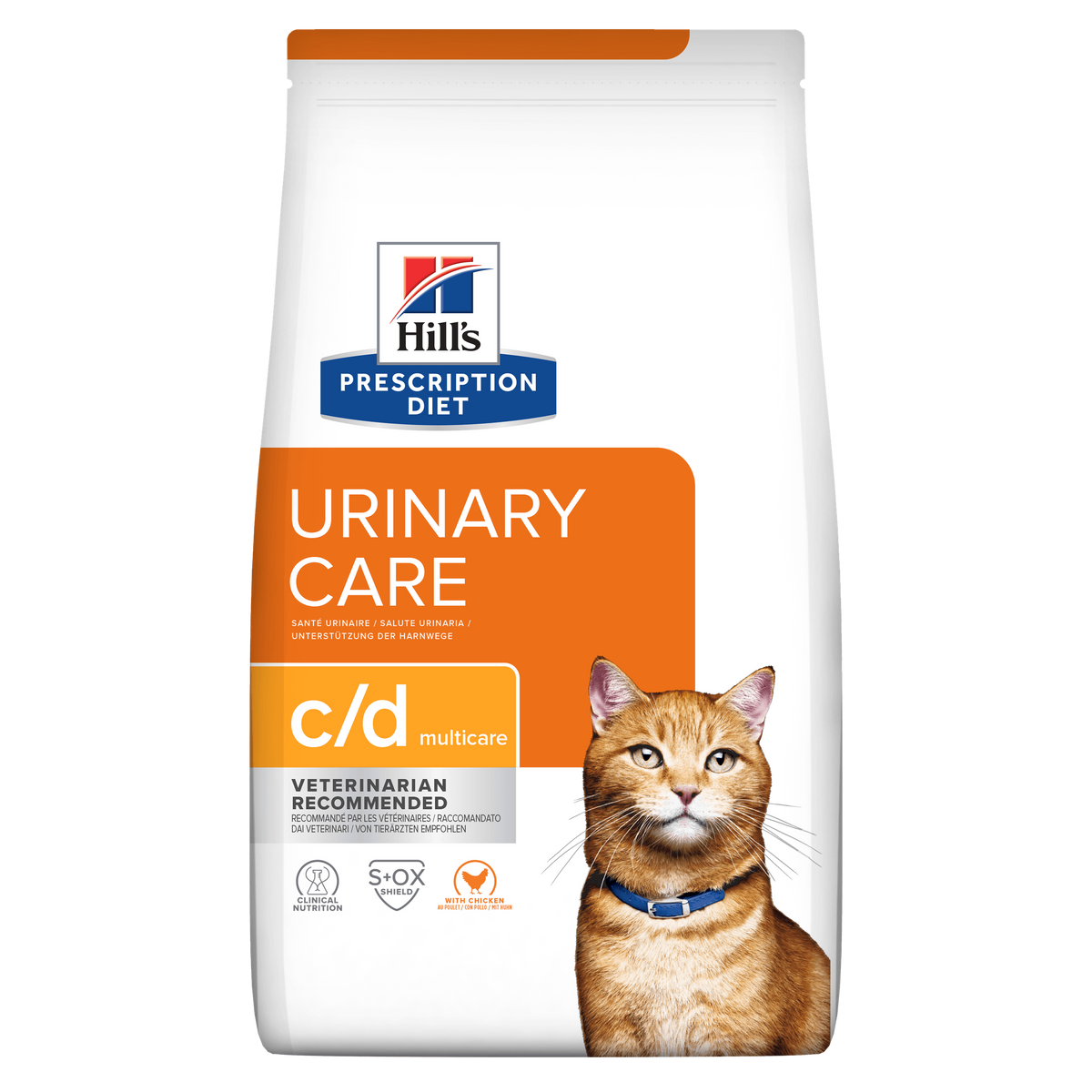 Hills Feline c/d Multicare Trockenfutter mit Huhn für Katzen