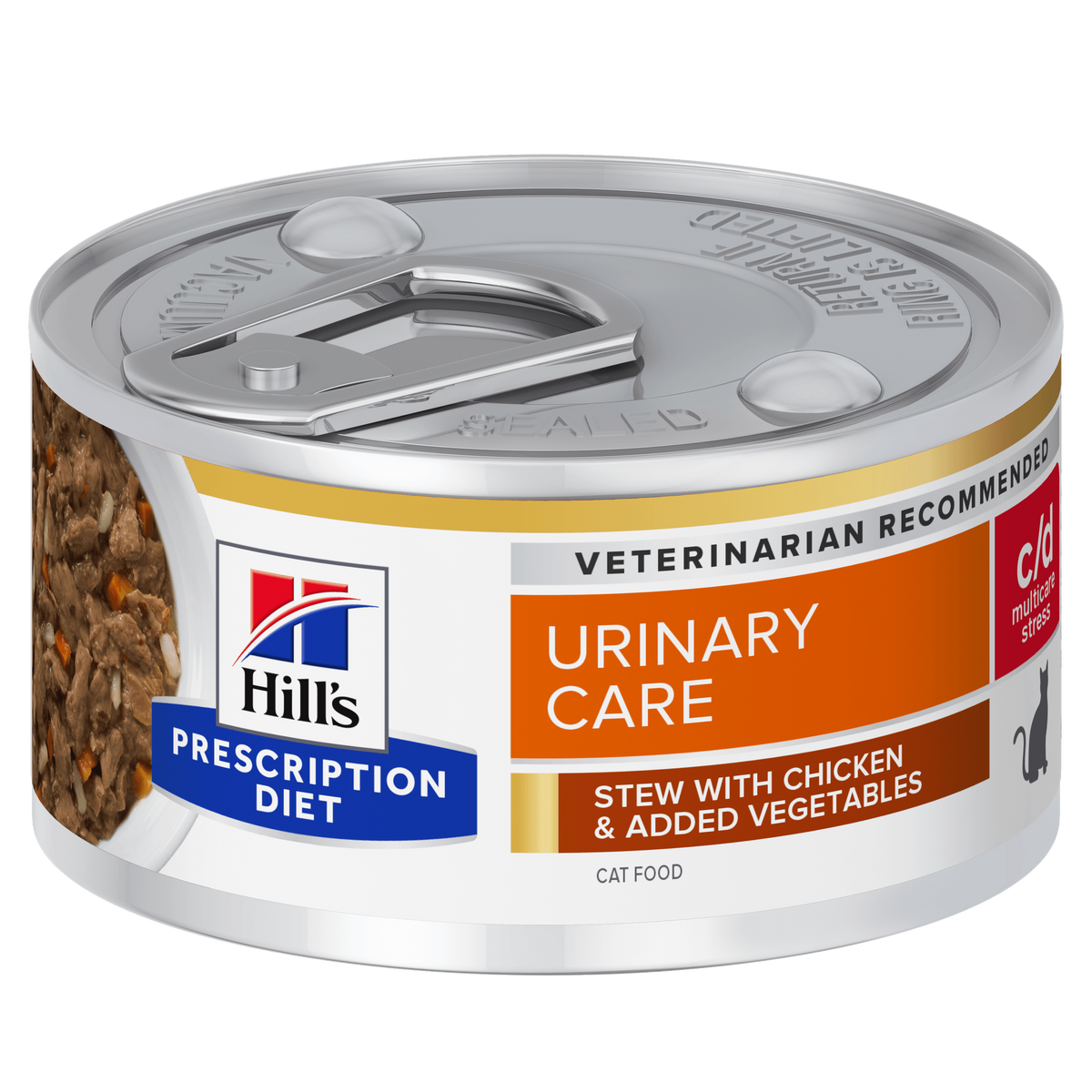 Hills Feline c/d Multicare Stress Ragout Huhn Dosenfutter für Katzen