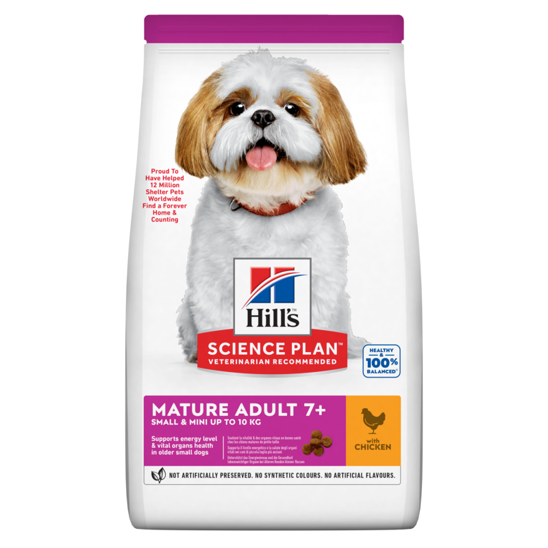 Hills Science Plan Mature Adult 7+ Small & Mini Trockenfutter für Hunde