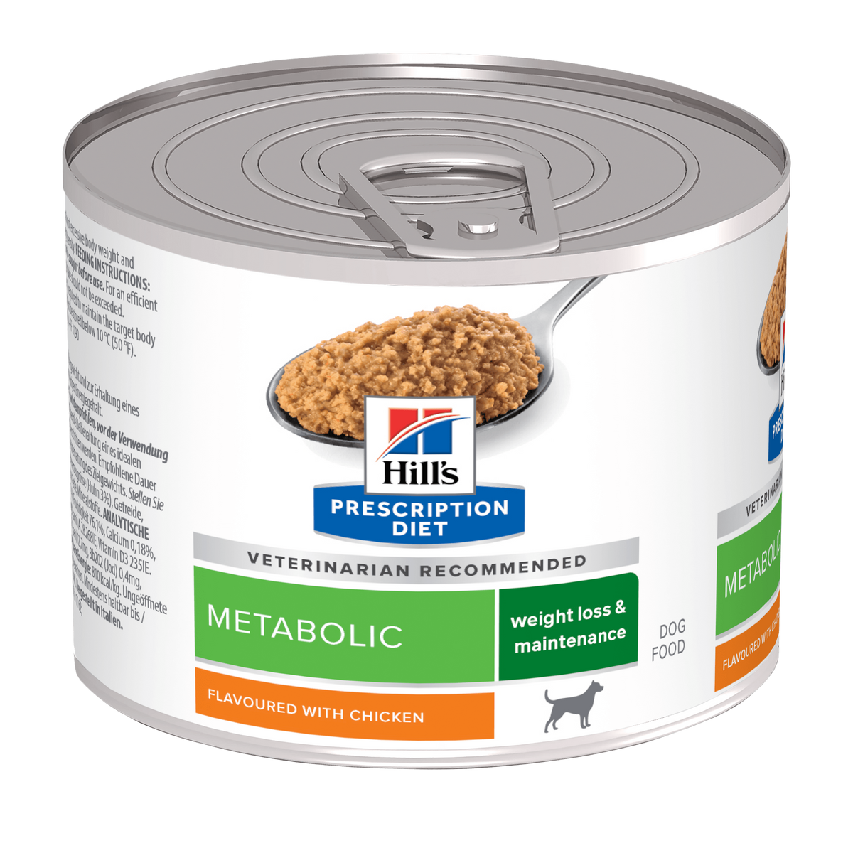 Hills Metabolic Hundefutter mit Hühnergeschmack in kleinen Dosen