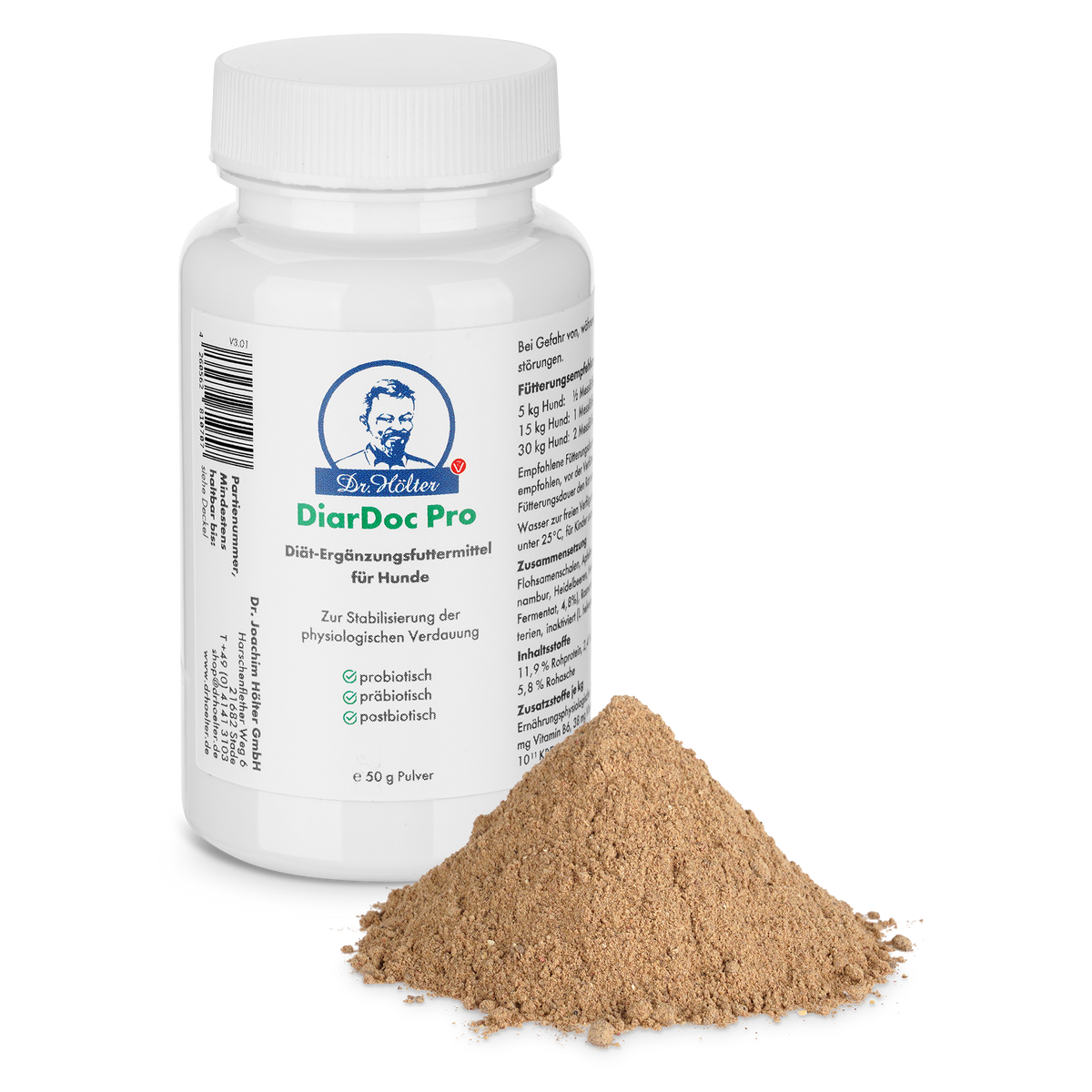 Dr. Hölter DiarDoc Pro - Probiotika für Hunde