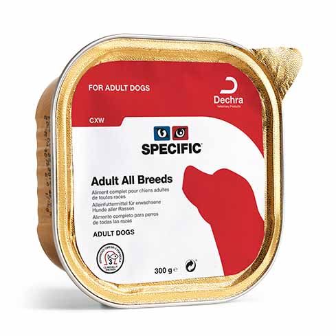 Specific CXW Adult All Breeds Nassfutter für ausgewachsene, gesunde Hunde Specific CXW Adult All Breeds Nassfutter für ausgewachsene, gesunde Hunde