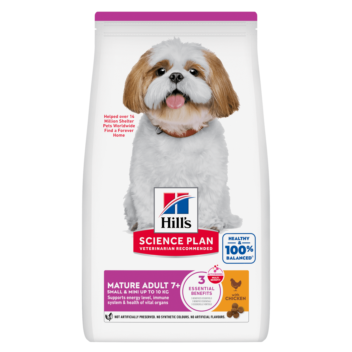 Hills Science Plan Mature Adult 7+ Small & Mini Trockenfutter für Hunde