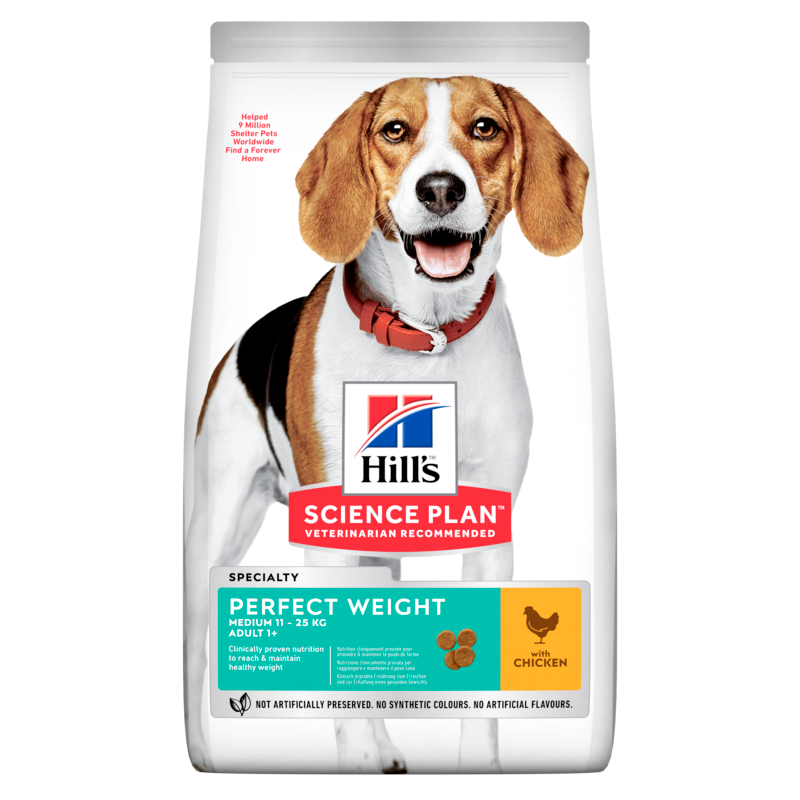 Hills Science Plan Canine Perfect Weight Adult Medium Trockenfutter