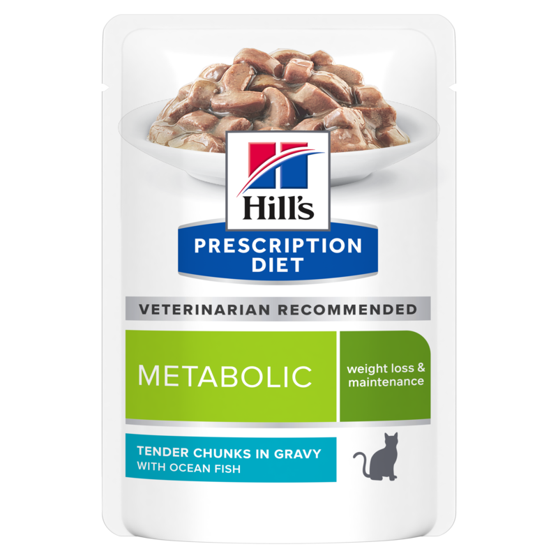 Hills Metabolic Frischebeutel Meeresfisch Katzenfutter