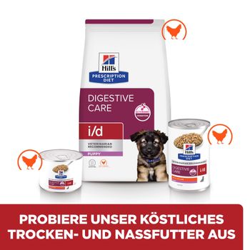 Hills Prescription Diet i/d Digestive Care Puppy Trockenfutter für Hunde mit Huhn