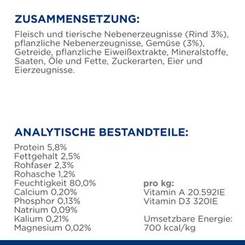 Hills Prescription Diet Canine Metabolic Ragout mit Rind in Dosen für Hunde