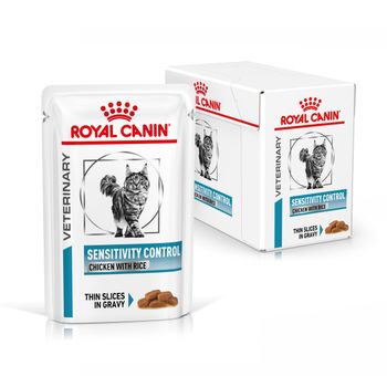 Royal Canin Sensitivity Control Huhn mit Reis Feine Stückchen in Soße Frischebeutel für Katzen