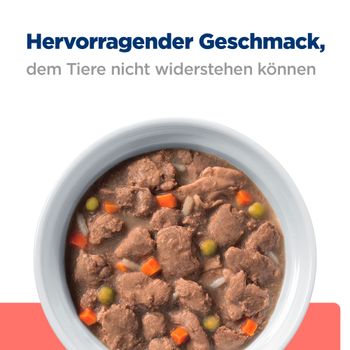 Hills ON-Care Ragout für Hunde mit Huhn und zugefügtem Gemüse