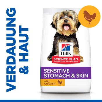 Hills Science Plan Sensitive Stomach & Skin Small & Mini Adult Trockenfutter für Hunde