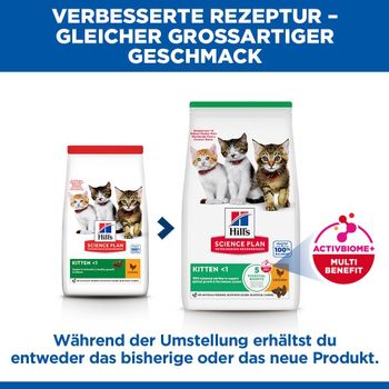 Hills Science Plan Kitten Trockenfutter mit Huhn