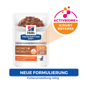 Hills k/d + Mobility Frischebeutel für Katzen