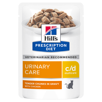 Hills Feline c/d Multicare Huhn Frischebeutel für Katzen