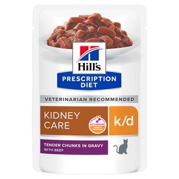 Hills Feline k/d Rind Frischebeutel für Katzen