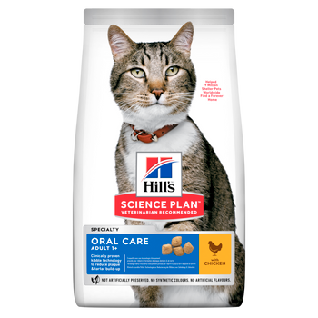 Hills Science Plan Feline Oral Care Adult Trockenfutter mit Huhn