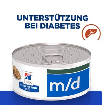 Hills m/d Dosenfutter bei Katzendiabetes
