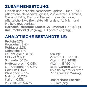 Hills Prescription Diet Feline c/d Multicare Urinary Stress + Metabolic Frischebeutel für Katzen