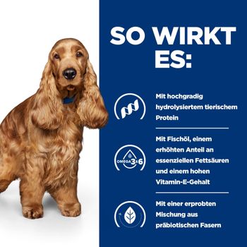 Hills Z/D ActivBiome+ Hundetrockenfutter bei Futtermittelallergie
