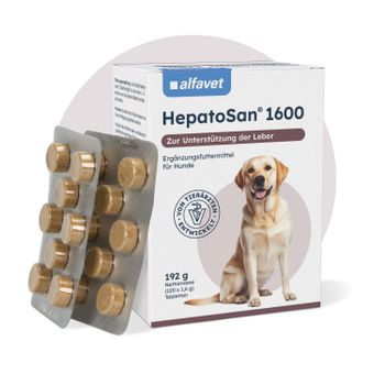 alfavet HepatoSan für die Leber von Hund und Katze