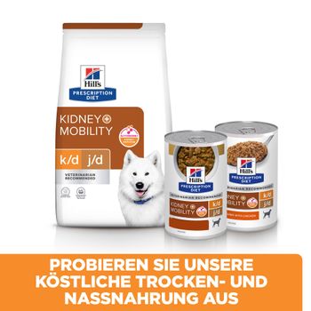 Hills k/d + Mobility Trockenfutter für Hunde
