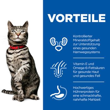 Hills Science Plan Feline Adult Urinary Health Huhn Trockenfutter für Katzen