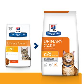 Hills Feline c/d Multicare Trockenfutter mit Huhn für Katzen