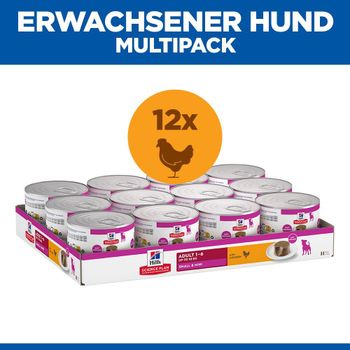 Hills Science Plan Small & Mini Adult Mousse für Hunde mit Huhn Dosenfutter