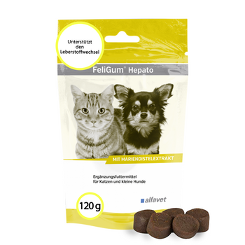 alfavet FeliGum Hepato für Hund und Katze alfavet FeliGum Hepato für Hund und Katze