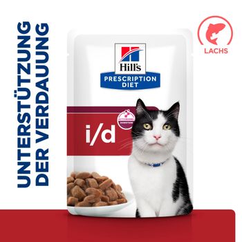 Hills i/d mit ActivBiome+ Lachs Frischebeutel für Katzen