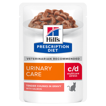 Hills Feline c/d Multicare Stress Lachs Frischebeutel für Katzen