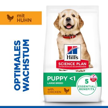 Hills Science Plan Canine Hund Puppy Large Breed Huhn Trockenfutter
