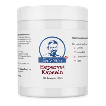 Dr. Hölter Heparvet zur Unterstützung der Leber von Hunden