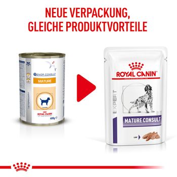 Royal Canin Mature Consult Mousse Frischebeutel für Hunde