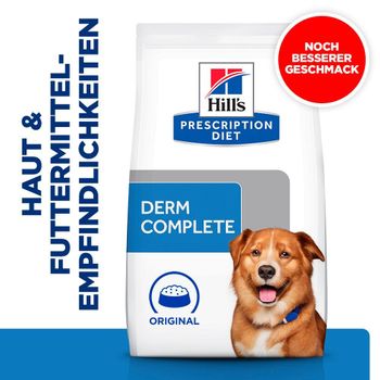 Hills Prescription Diet Canine Derm Complete Trockenfutter für Hunde