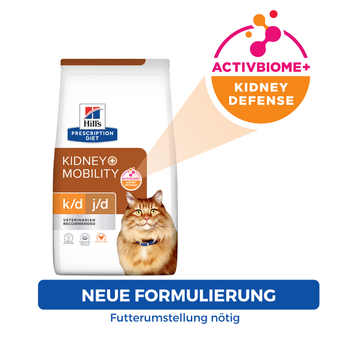 Hills k/d + Mobility Trockenfutter für Katzen