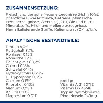 Hills Feline c/d Multicare Stress Ragout Huhn Dosenfutter für Katzen