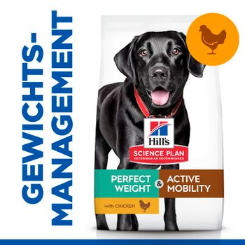 Hills Science Plan Canine Perfect Weight + Active Mobility Adult Large Breed Trockenfutter