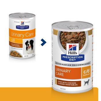 Hills Urinary Care c/d Multicare Ragout in Dosen für Hunde